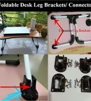 2 pcs - Laptop Table Leg Brackets/ Connector