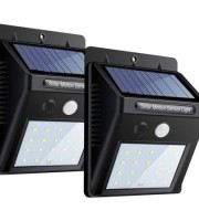 (2pcs) 30 LED Solar Charging LED Sensor Light